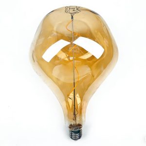 alien shape led bulb amber decorative filament light e27