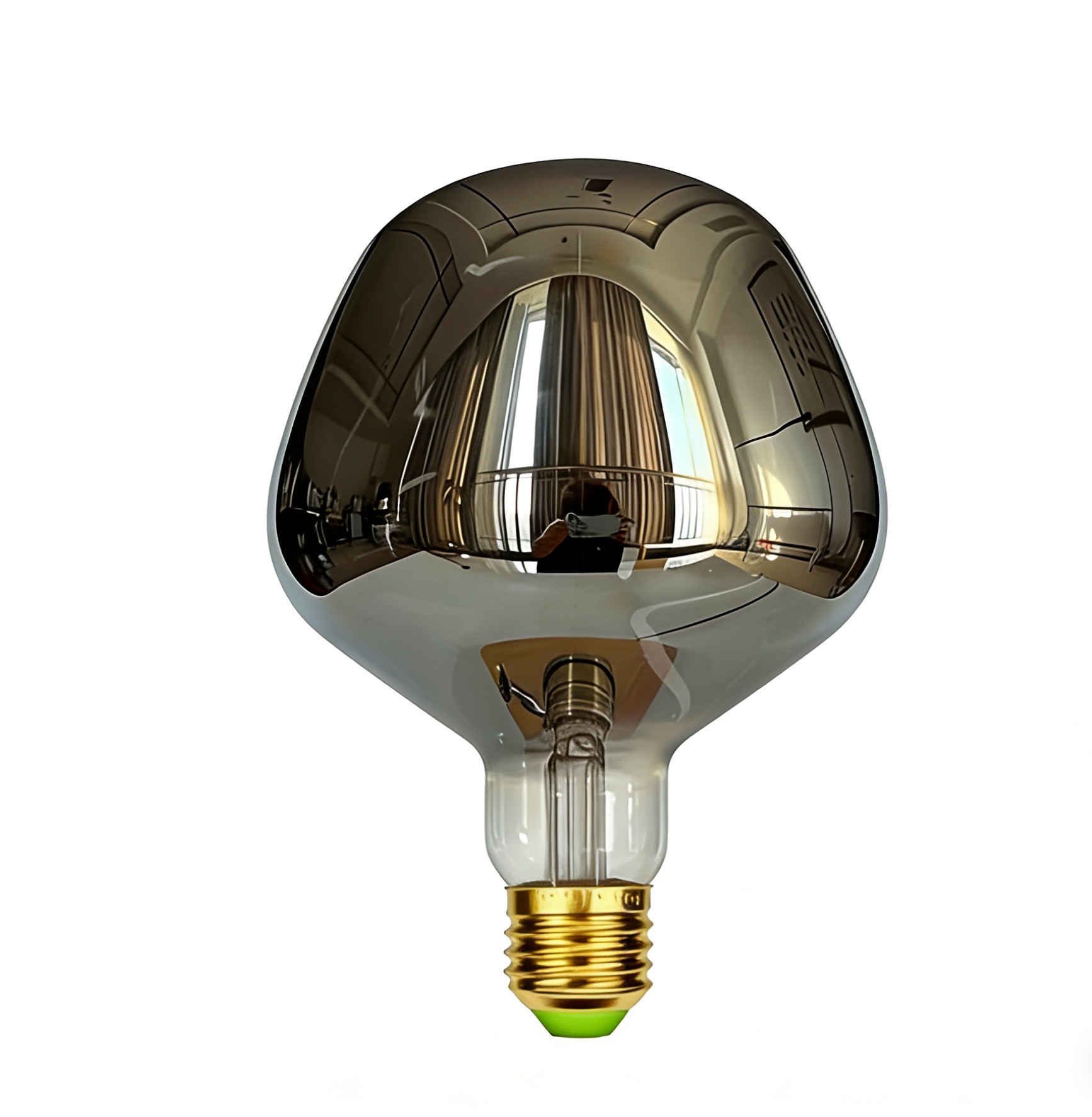 G125 smoke gray LED filament bulb