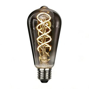 st64 led filament bulb smoke grey e27