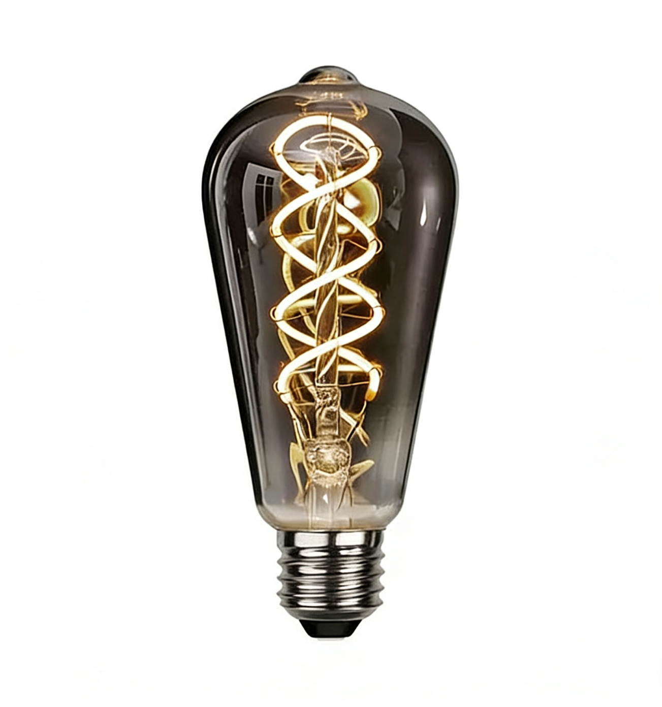 st64 led filament bulb smoke grey e27