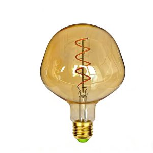 G125 smoke gray LED filament bulb