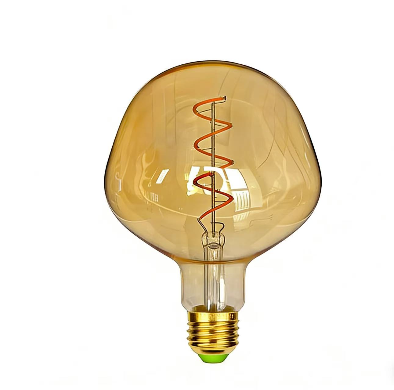 G125 smoke gray LED filament bulb