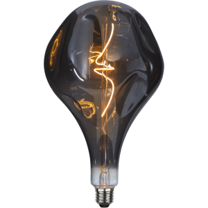 g125 alien led filament bulb grey glass decorative