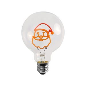 G80 LED filament bulb E27 vintage Edison style warm light