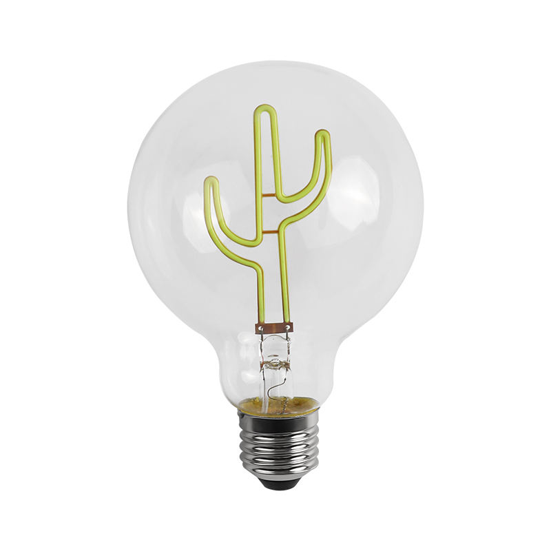 custom cactus LED filament bulb decorative light