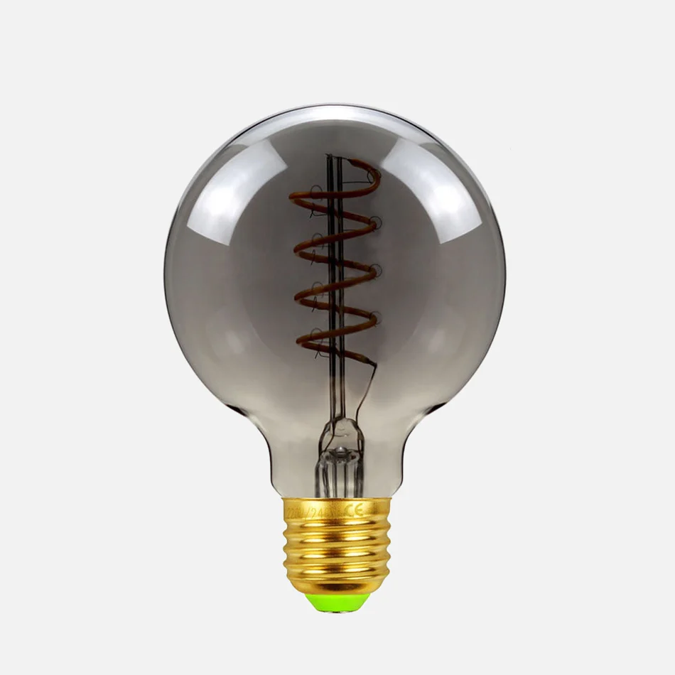 g95 smoke grey led filament bulb