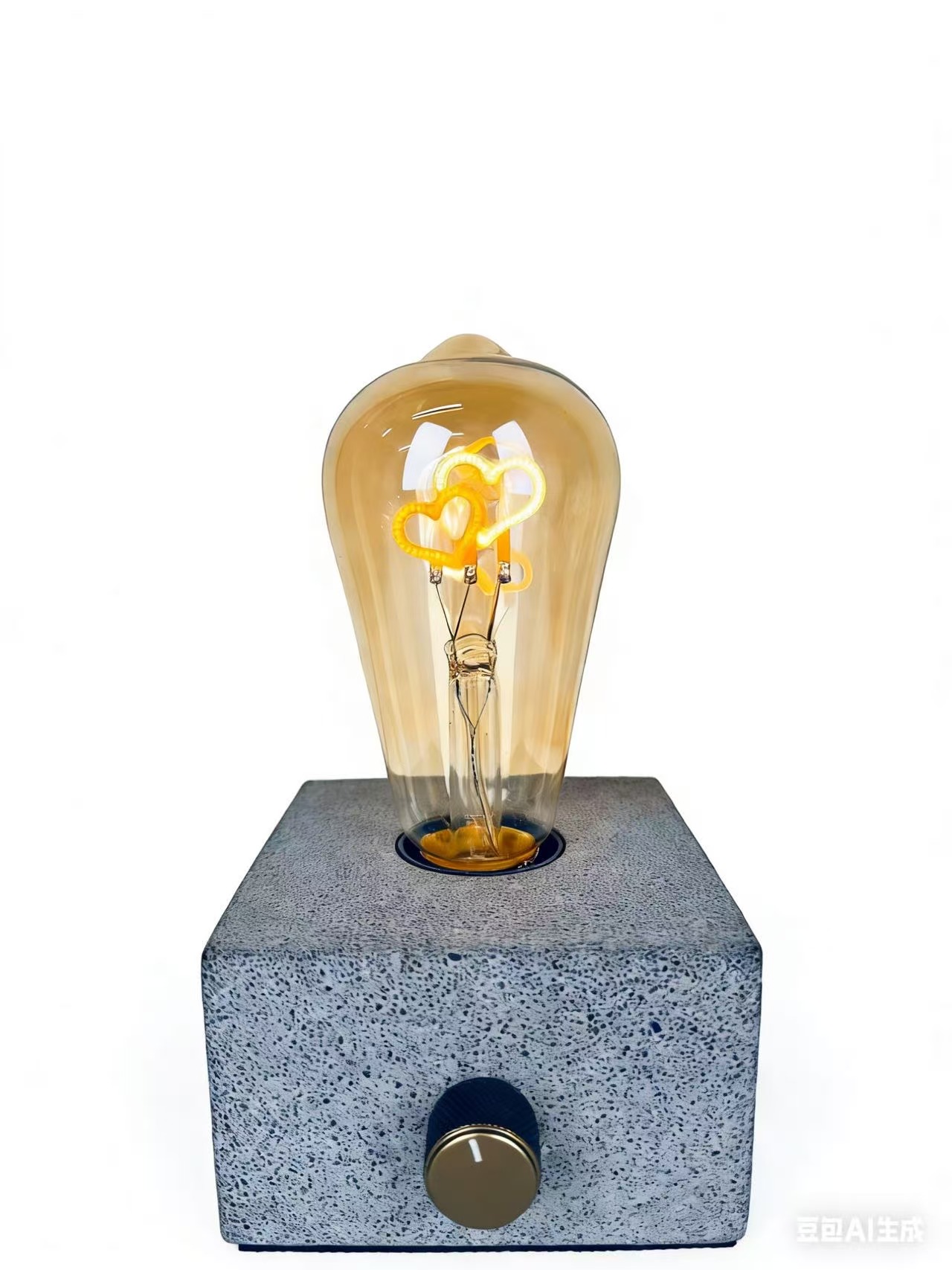 amber I love you LED filament bulb warm glowing light romantic atmosphere