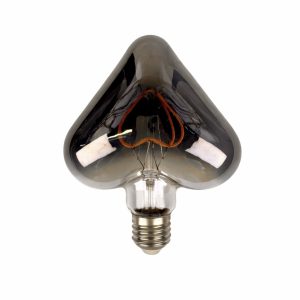 Linner IC Heart Shape Smoky LED Filament Bulb 4W