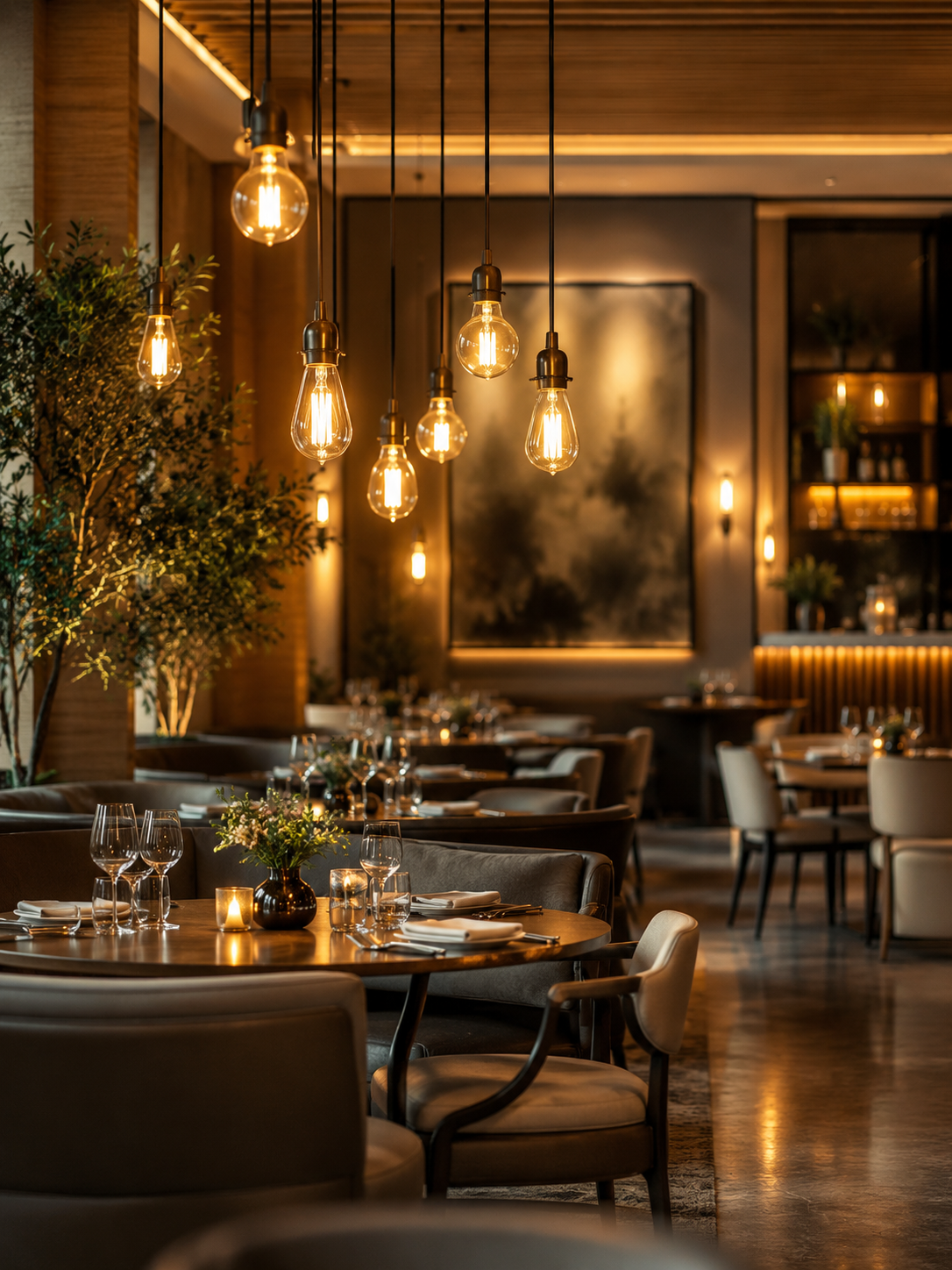 AromaLight LED filament bulb hospitality lighting