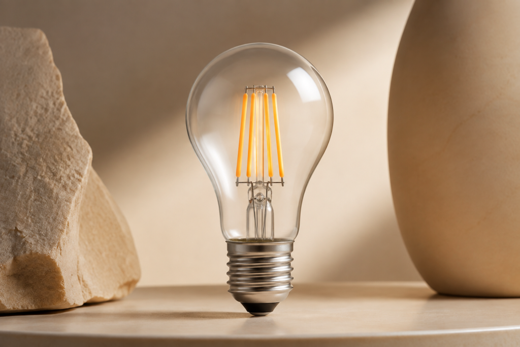 A60 LED Filament Bulb: Classic Edison Style with Modern Efficiency