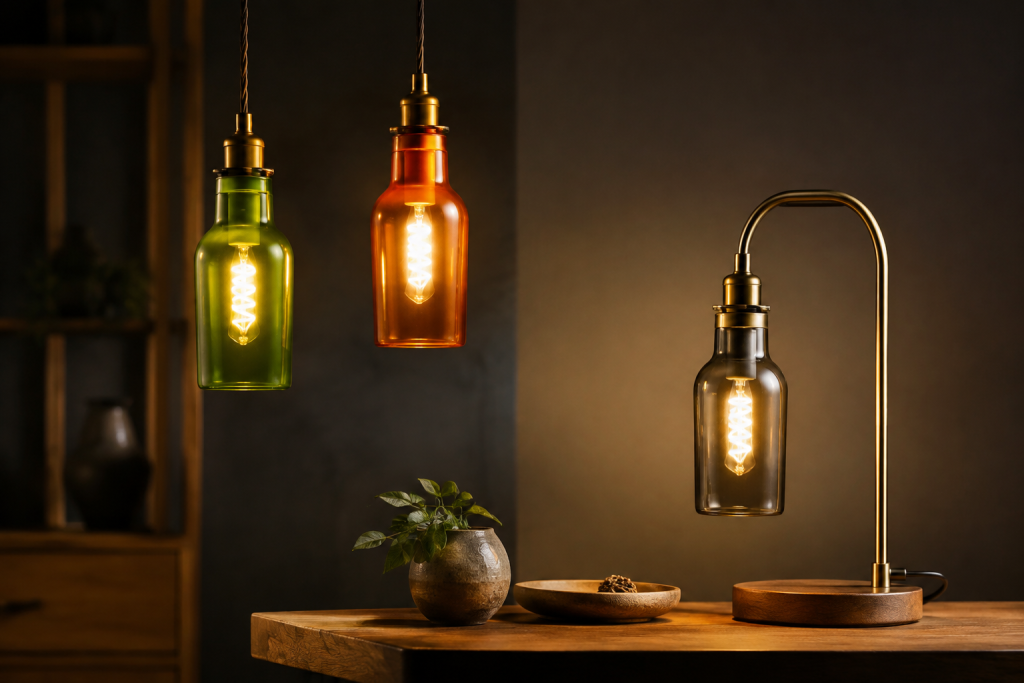 Creative Ceramic Soft Filament LED Bulb for Table and Pendant Lighting