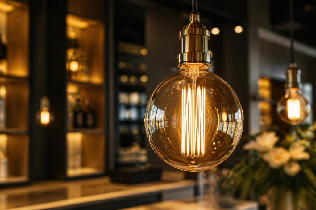 G125 Letter LED Filament Bulb for Custom Decorative Lighting