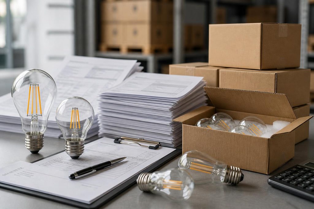 How to Prepare LED Filament Bulb Export Documents for European Orders